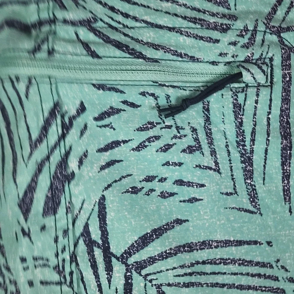 Patagonia Wavefarer Board Shorts‎ Mens 36x9 Green Blue Swim Trunk Unlined